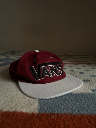 Gorra Vans Roja y Blanca