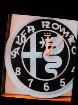 Orologio da parete Alfa Romeo