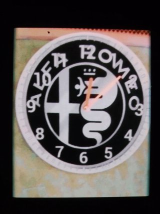 Orologio da parete Alfa Romeo