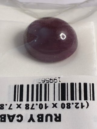 Rubí Natural Cabujón 11.68 Ct AIG