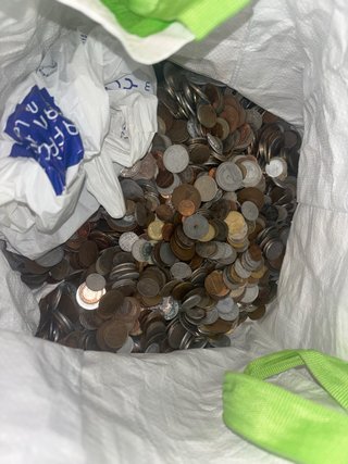 1kg Monedas Antiguas Variadas