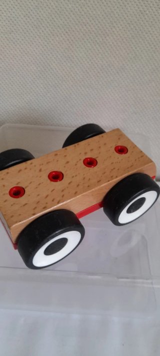 Base Legno Ikea Lillabo per Veicoli