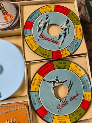 Juego de Mesa Juegos Olímpicos Roma 1960 Vintage