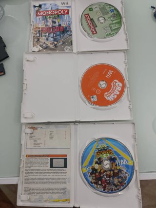 Pack 3 Juegos Wii: Monopoly, Crash y Inazuma