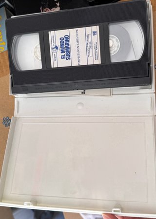 VHS El Mundo Submarino Jacques Cousteau