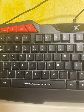 Teclado Gaming XTRIKE ME KB-402Z Negro/Rojo