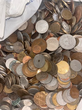 Lote 5kg Monedas Antiguas Colección