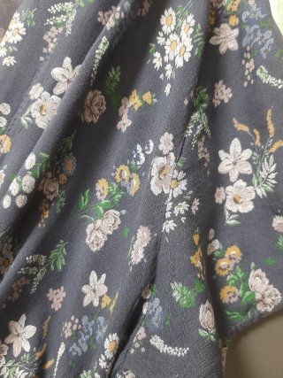 Vestido hippie floral talla única