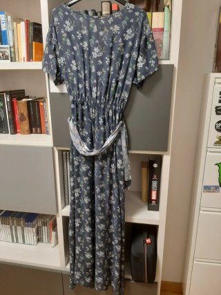 Vestido hippie floral talla única