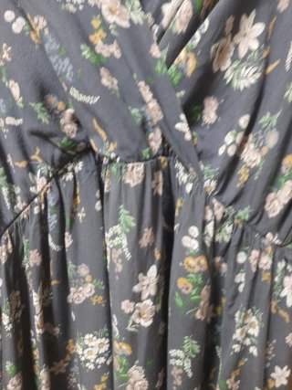 Vestido hippie floral talla única