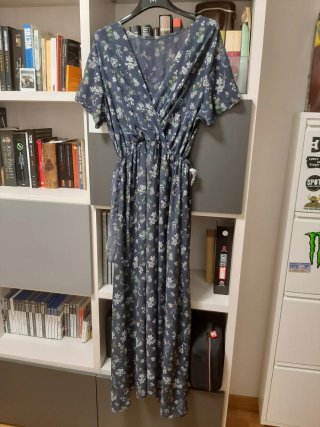 Vestido hippie floral talla única