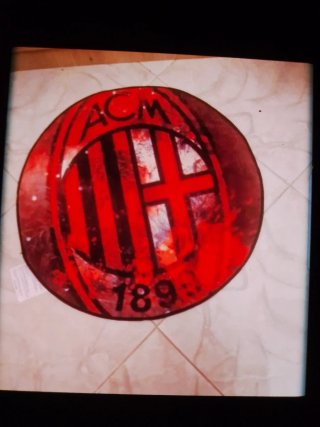 Tappeto AC Milan 60x60cm