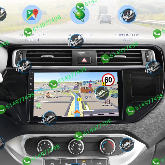 Radio pantalla CARPLAY GPS USB para Kia Rio 4