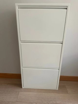Zapatero blanco/beige