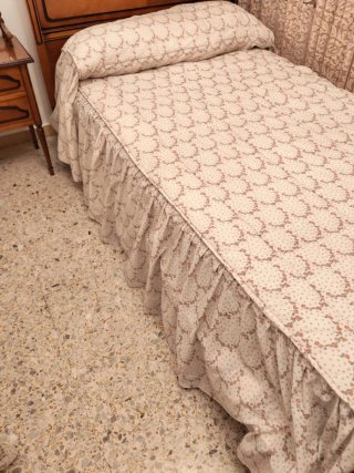 2 Colchas Edredón Volante Cama 1.05