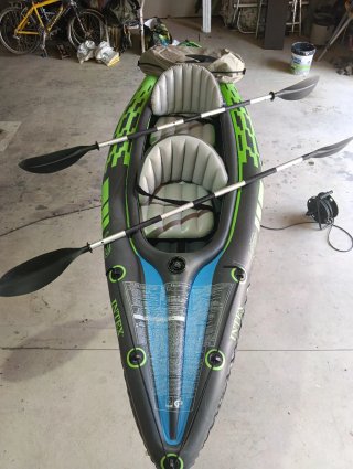 Canoa hinchable Intex para 2 personas