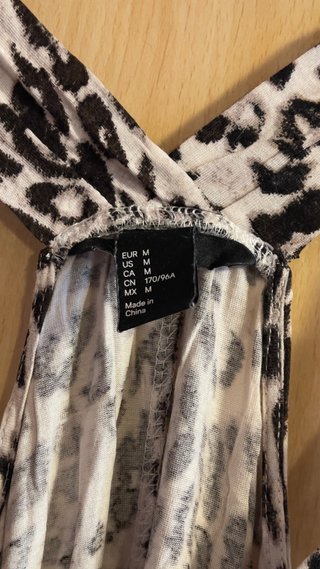 Vestido animal print