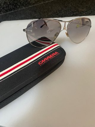 Gafas de sol Carrera Aviador Plata y Marrón