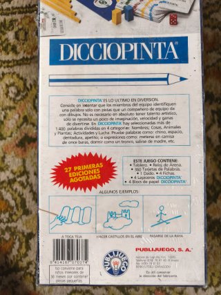 Juego de mesa Dicciopinta precintado nuevo