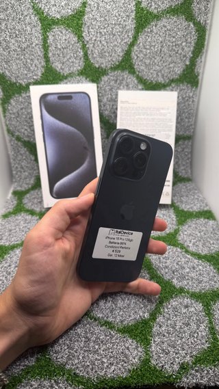 iPhone 15 Pro 128GB Blu - Perfetto Stato