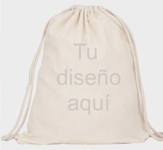 Mochila de cordones personalizada
