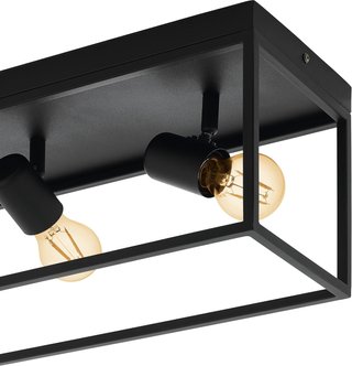 Lámpara Techo Industrial Eglo Silentina 54cm