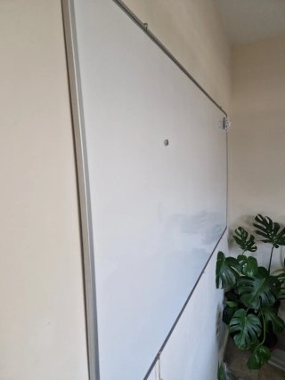 Pizarra blanca magnética para rotulador