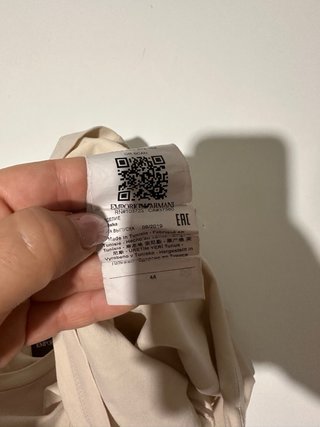 T-shirt Emporio Armani Bambina Beige