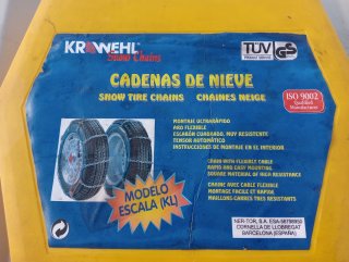 Cadenas para nieve coche (2 unidades)