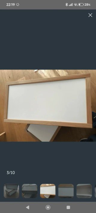 Caja de madera Ikea para juguetes