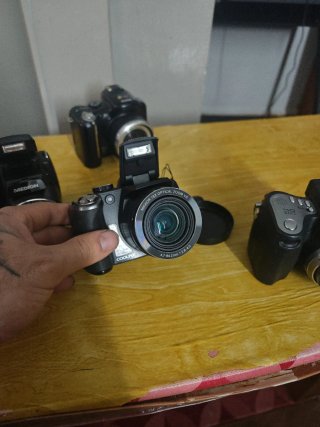 Lote 4 Cámaras Fotos Kodak, Medion, Nikon