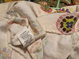 Vestido S/M con estampado granny squares