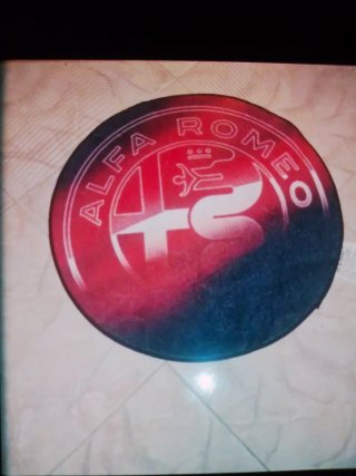 Tappeto Alfa Romeo 60x60cm