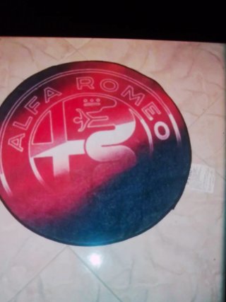 Tappeto Alfa Romeo 60x60cm