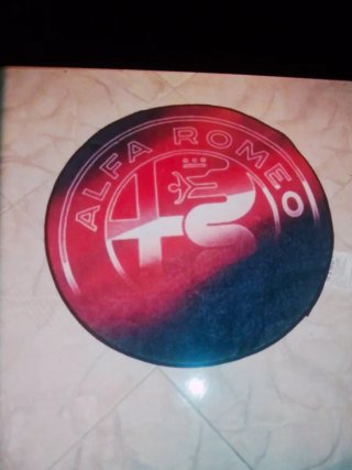 Tappeto Alfa Romeo 60x60cm