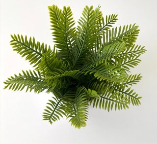 Maceta Ikea con Planta Artificial Verde