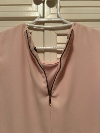 Vestido Zara Básico Rosa palo