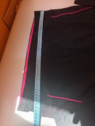 Mallas deportivas mujer negro y rosa