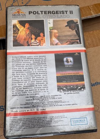 Poltergeist III VHS - Fenómenos Extraños III