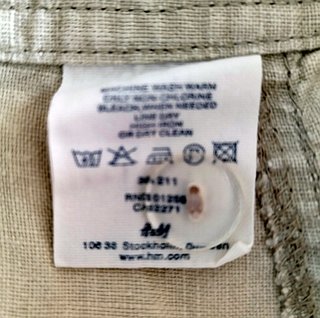 Minifalda beige de lino