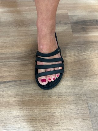 Sandalias Crocs Negras Mujer
