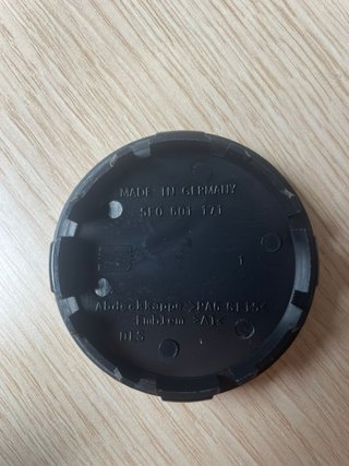 4 Tapabujes Seat 56mm Plata/Rojo Originales Nuevos