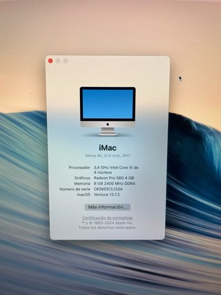 iMac Retina 4K 21,5 2017