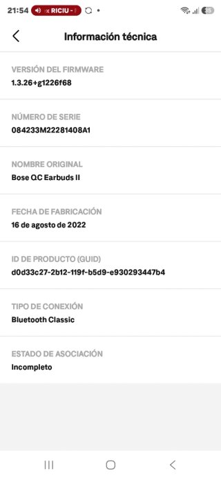 Bose Quietcomfort Earbuds II Negros