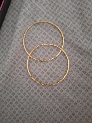 Aros de oro 18kl auténtico