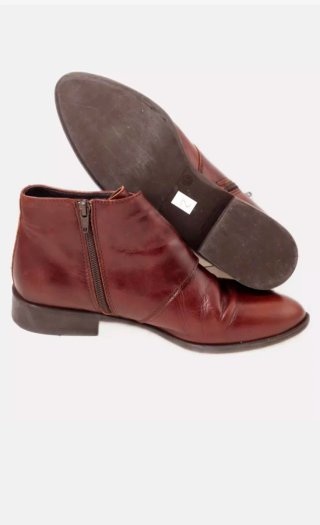 Botines marrones mujer con hebillas