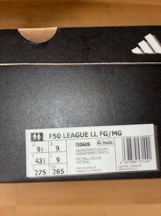 Zapatillas Fútbol Adidas Negras Doradas