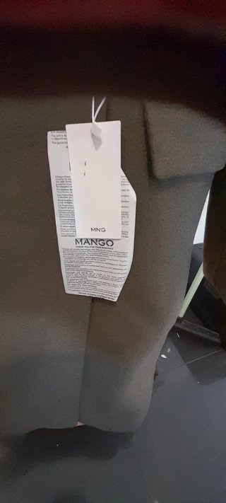 Abrigo Mango Verde Oliva Nuevo