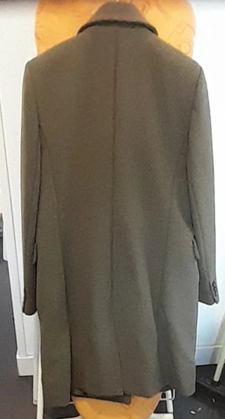 Abrigo Mango Verde Oliva Nuevo