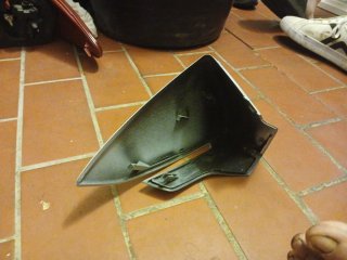 Espejo retrovisor izquierdo blanco